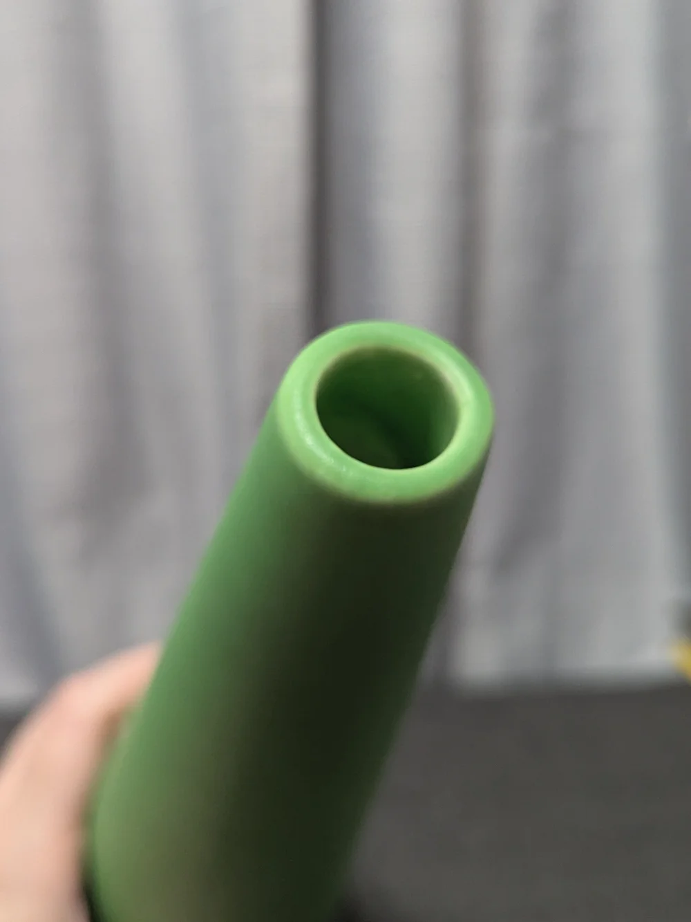 Sleek Matte Green Tapered Vase - Home Accents